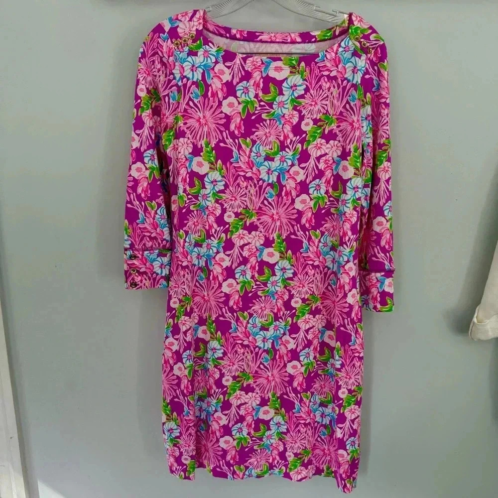 Lilly Pulitzer Sophie Dress in Amethyst Moms The Word size Small NWOT - Picture 2 of 7